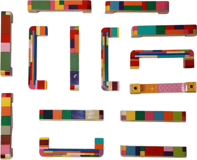 Colorful Lego Furniture Handle