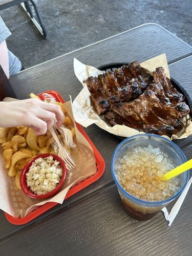 Pigtail fries at The Pig BBQ: Fredericktown, Missouri