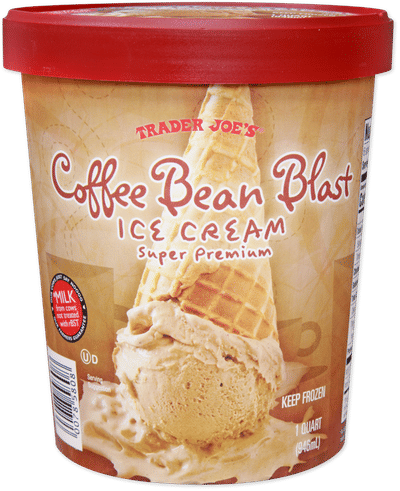 Trader Joe's Coffee Bean Blast Ice Cream