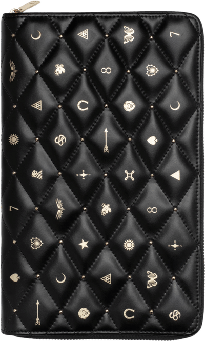 Large Leather Travel Jewelry Case