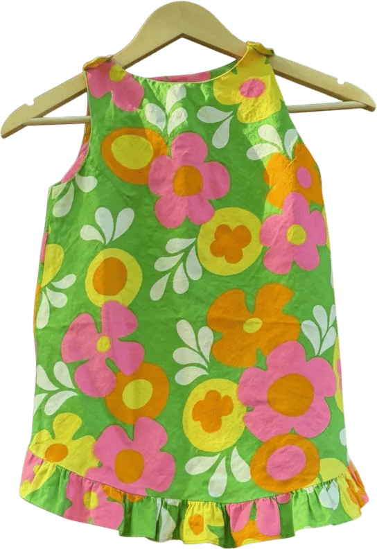 Vintage Floral Sleeveless Dress