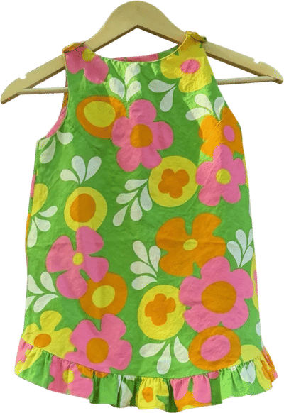 Vintage Floral Sleeveless Dress