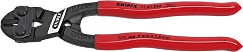 KNIPEX - 71 31 200 Tools - CoBolt Compact Bolt Cutter With Notched Blade (7131200), 8-Inch
