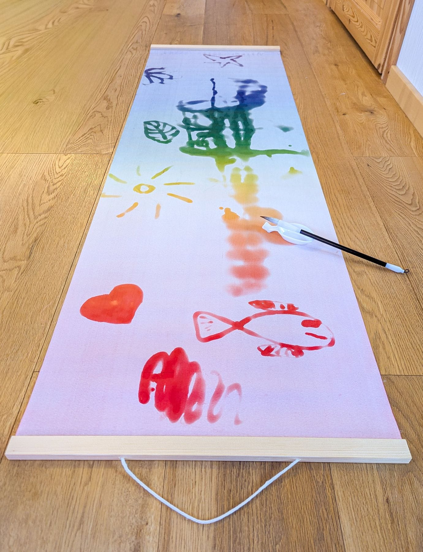 Rainbow Reusable Water Canvas