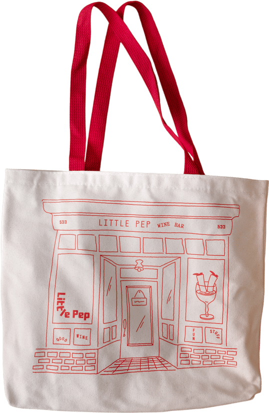 Little Pep Wine Tote