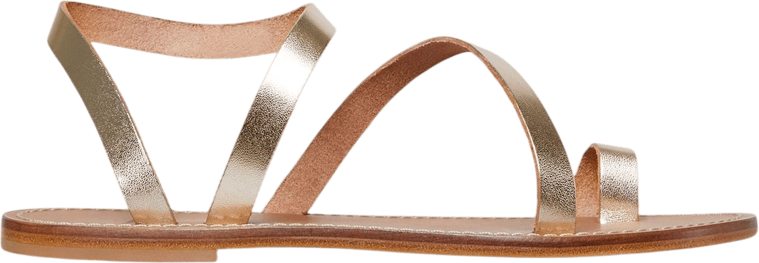 Diagonal Strap Sandal
