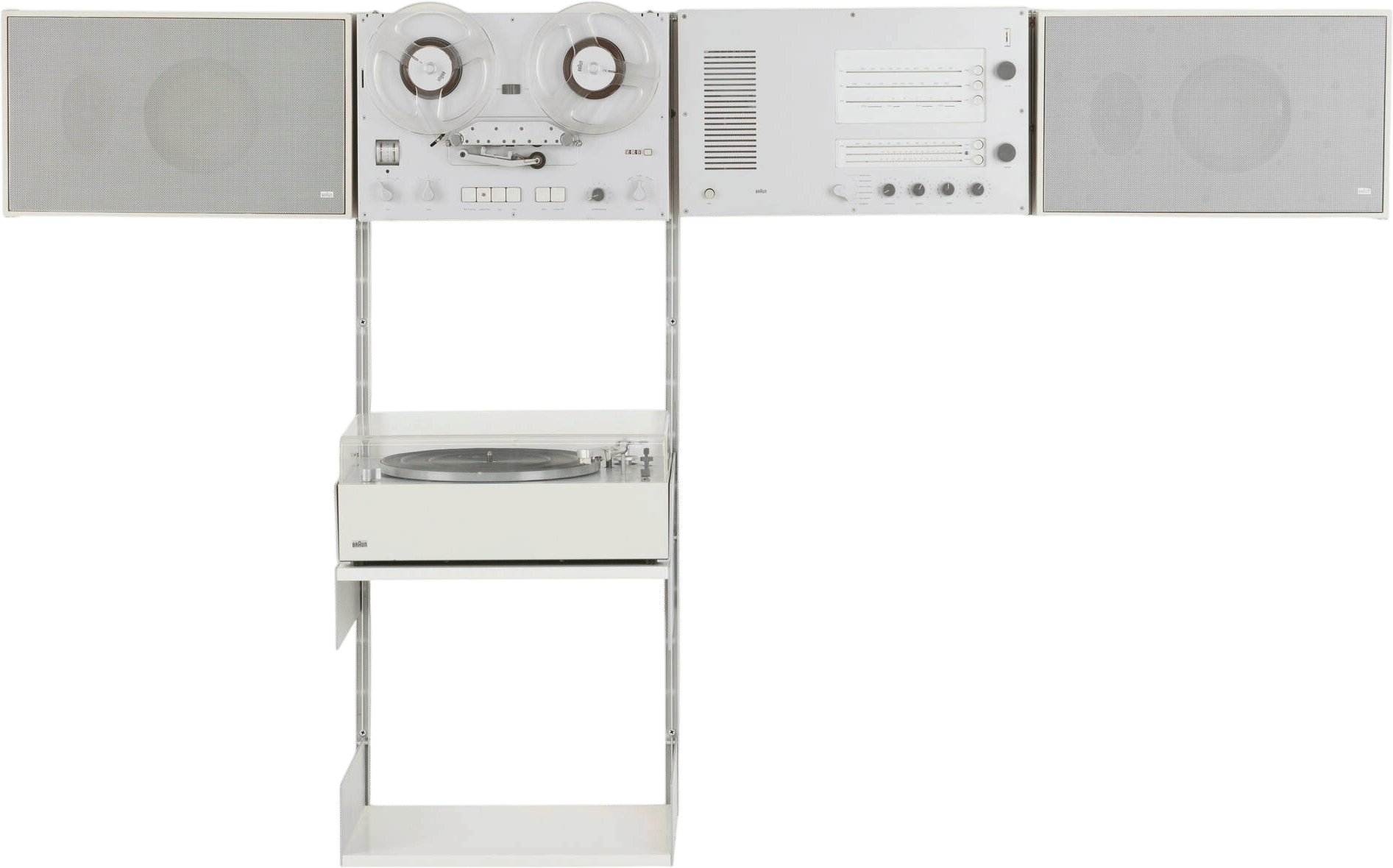 TS45 Wall-Mounted Stereo System by Dieter Rams for Braun