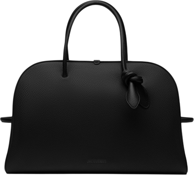 Jacquemus The Large Turismo Bag (Black)