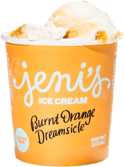 Burnt Orange Dreamsicle Ice Cream