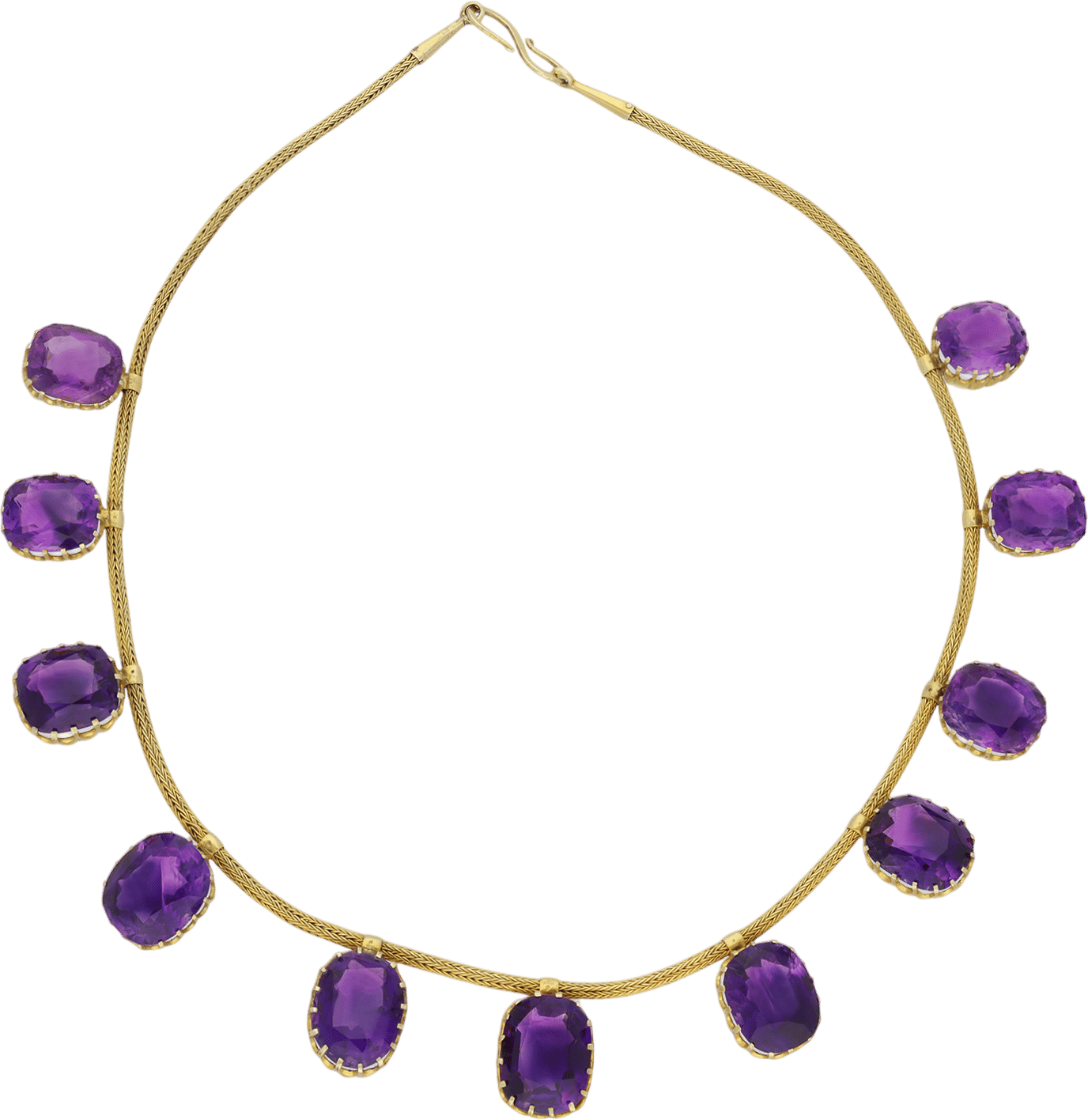 Antique Amethyst Necklace (circa 1890)