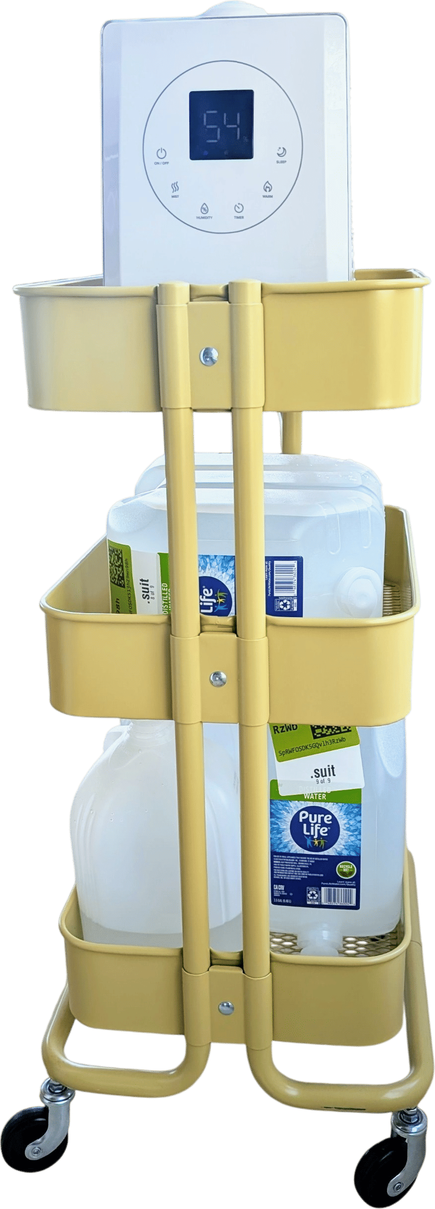 Humidifier on wheels