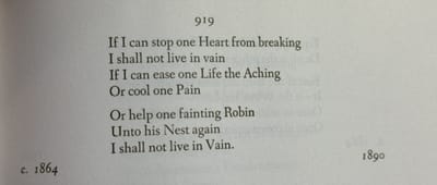 If I can stop one Heart from breaking