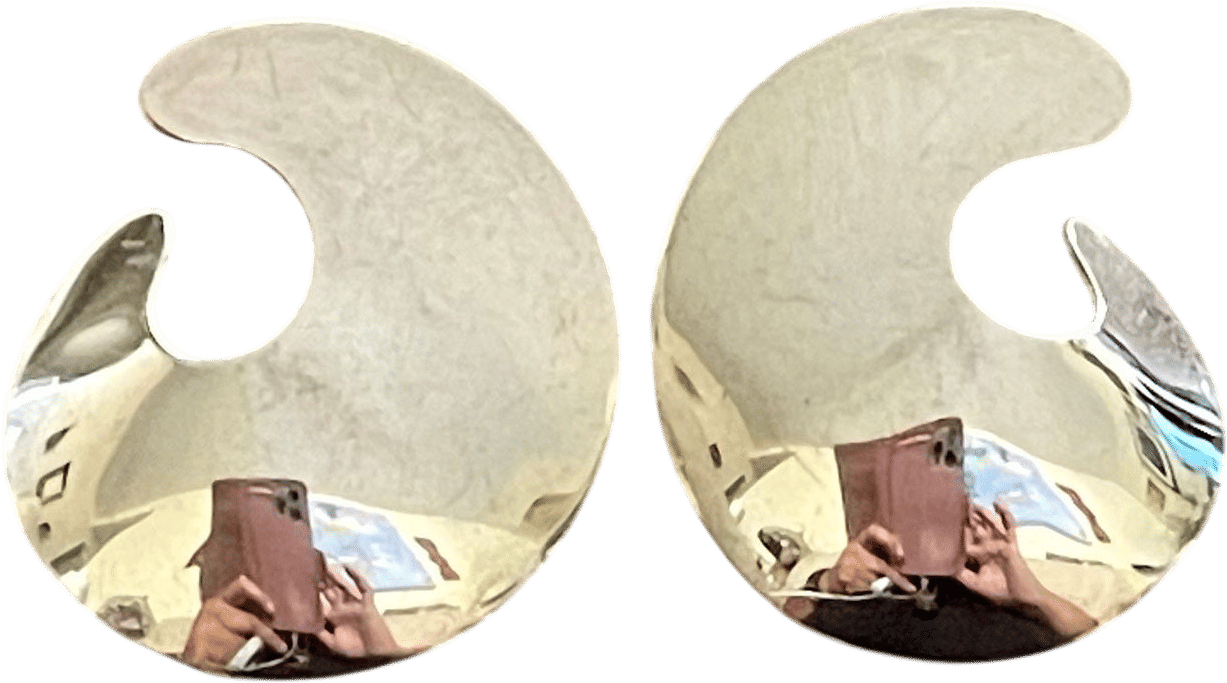 Elsa Peretti vibe sterling earrings