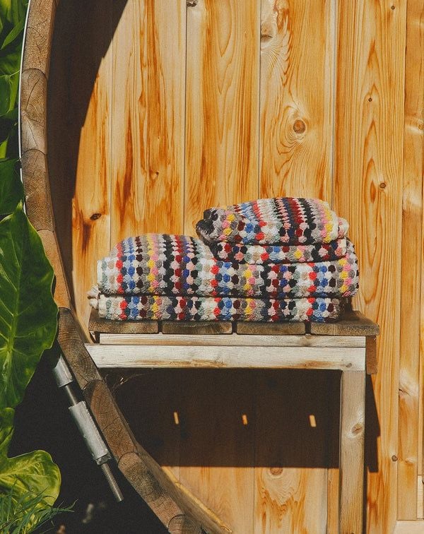 Bathing Culture Organic Cosmic Rainbow Towel