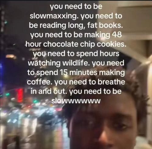 slowmaxxing