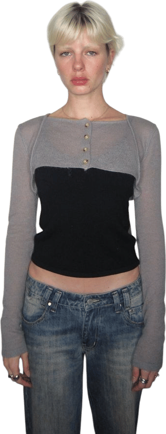 AIRA cardigan - bunny grey