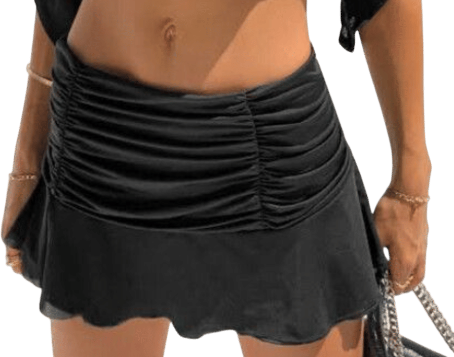 I AM GIA ruffle mini skirt