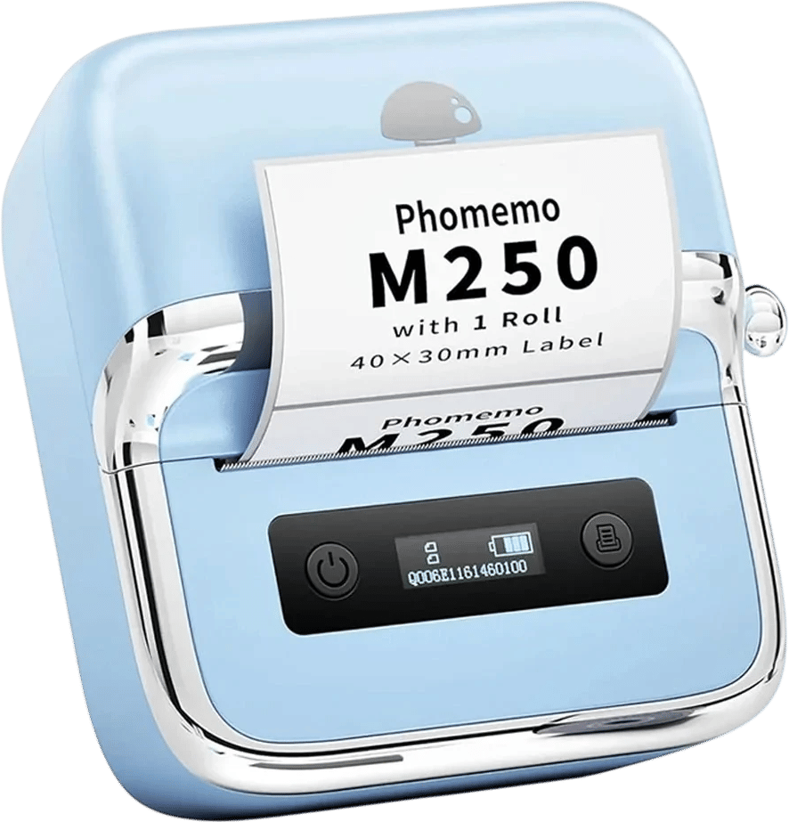 Phomemo M250 Bluetooth Portable Thermal Business Label Maker