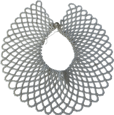 Vintage Baar & Beards Seed Pearl Handmade Collar