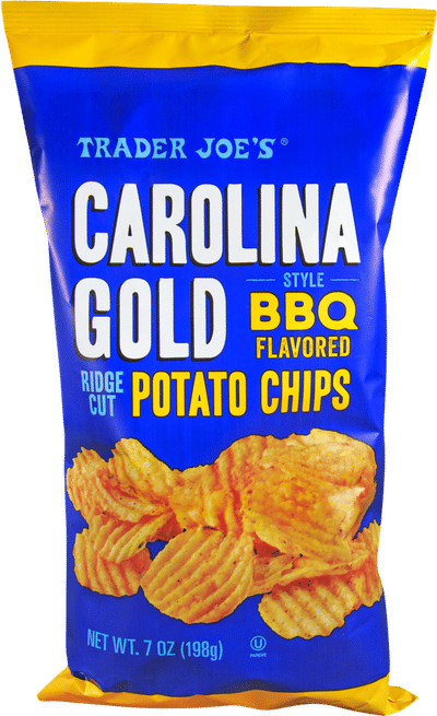 Trader Joe's Carolina Gold BBQ Ridge Cut Potato Chips