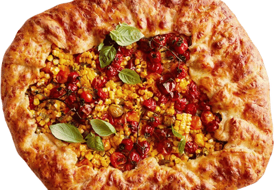 Roasted Tomato and Corn Pie With Cheddar Crust Recipe