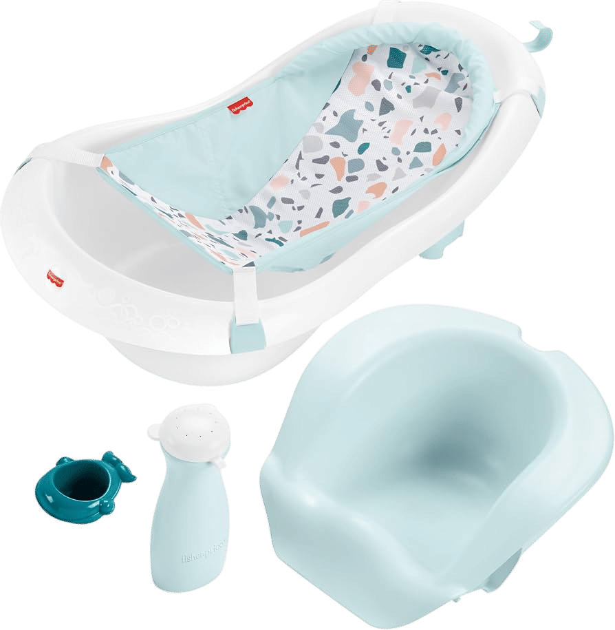 Fisher-Price Baby to Toddler Bath 4-in-1 Sling 'N Seat Tub