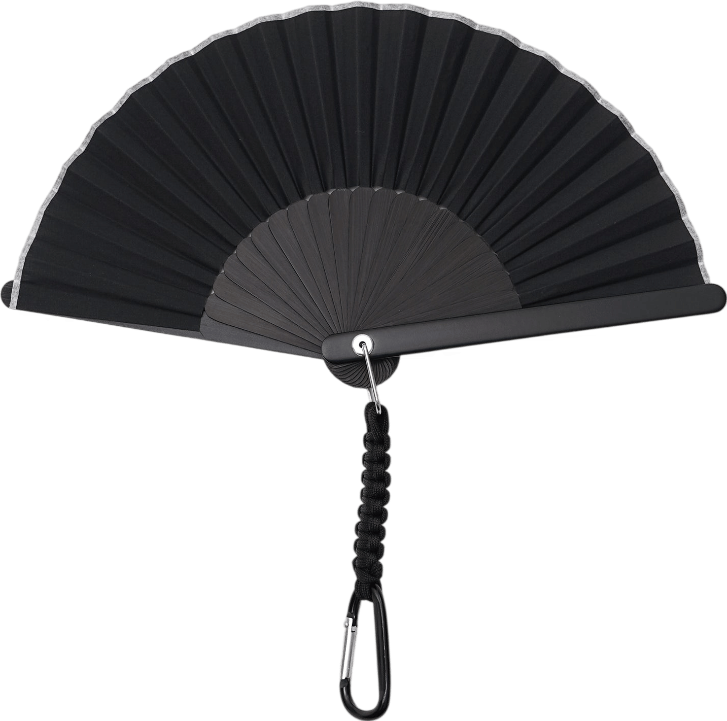 Outdoor Folding Fan with Carabiner