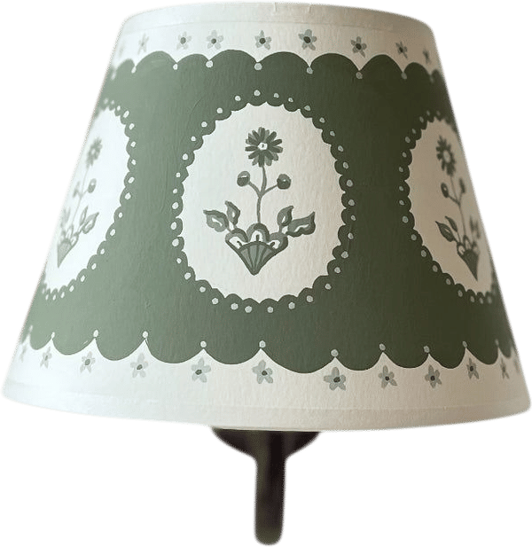 Hand Painted Wall Sconce