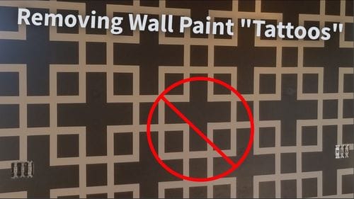 Tools for Removing Wall Paint Line Tattoos