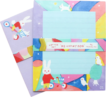 Me and My Dog Letter Writing Set With Envelope (Tada Reiko)