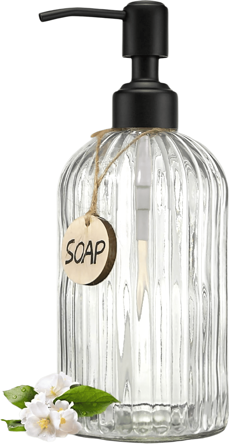 Glass Soap Pump 