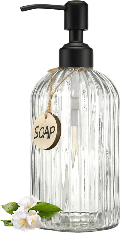 Glass Soap Pump