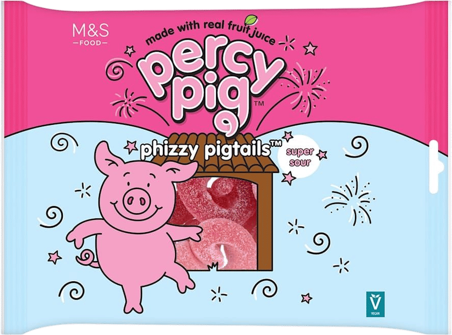 Percy Pig Phizzy Pigtails