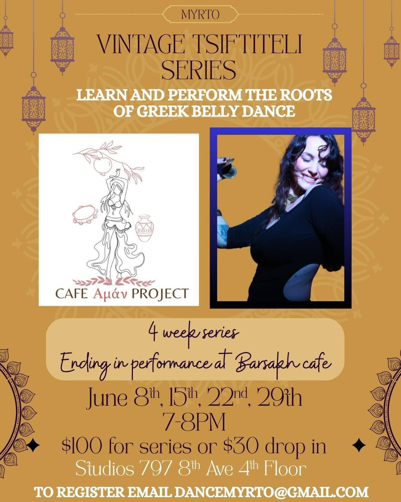 NYC Tsiftieli Greek Belly Dance Classes