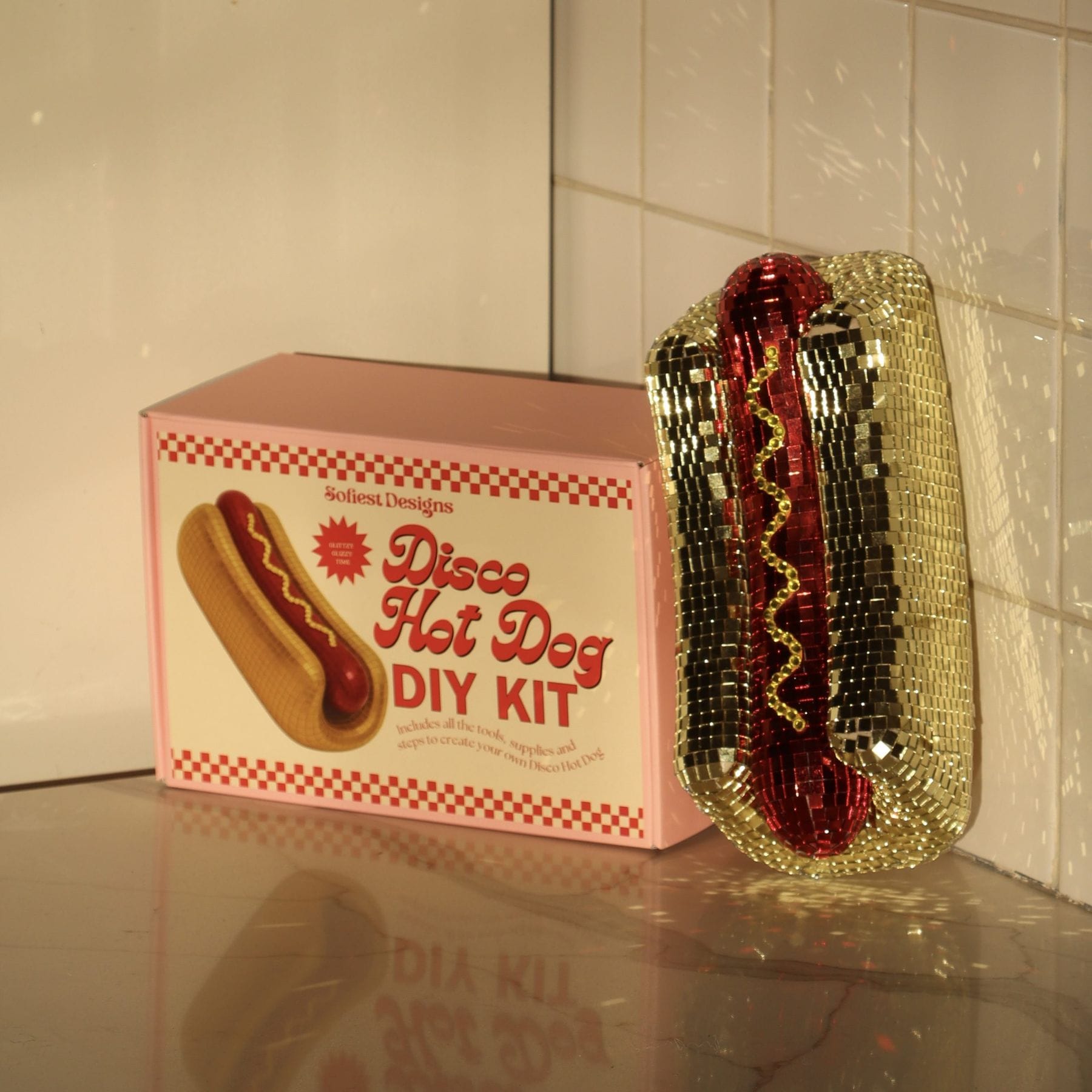 Sofiest Designs DIY Disco Hot Dog Kit