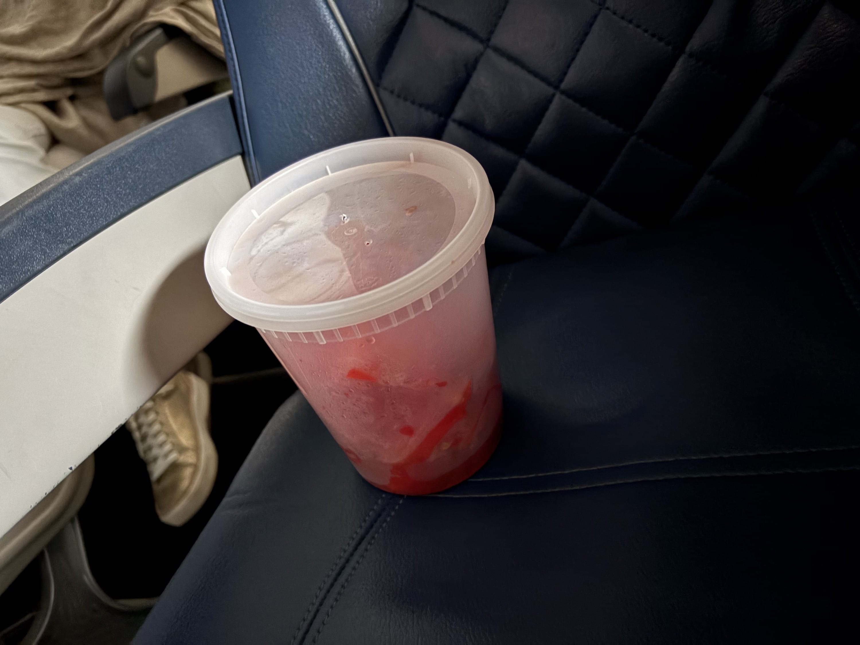 Traveling with a deli of watermelon