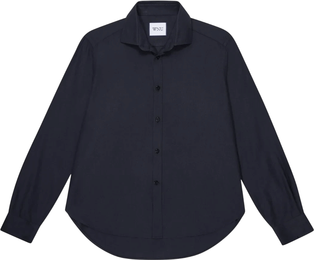 With Nothing Underneath Brushed Cotton Shirts