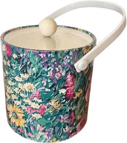 Vintage Floral Ice Bucket