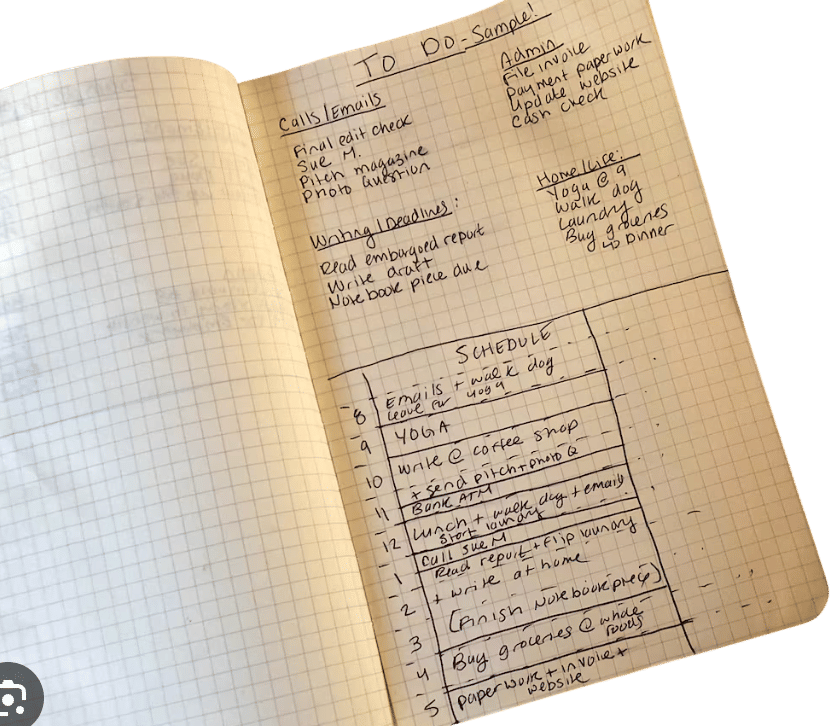 Handwritten To Do Lists