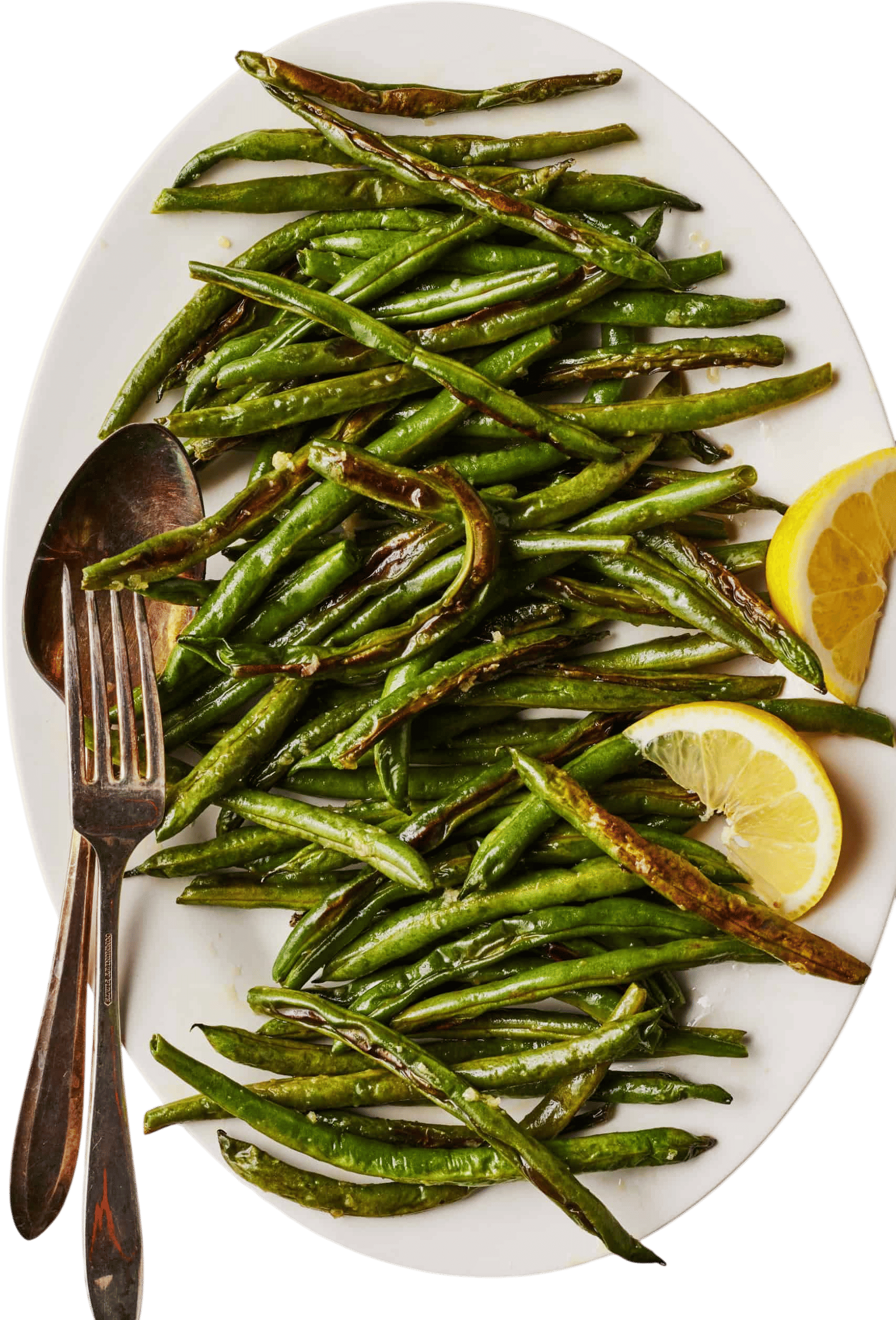 roasted green beans