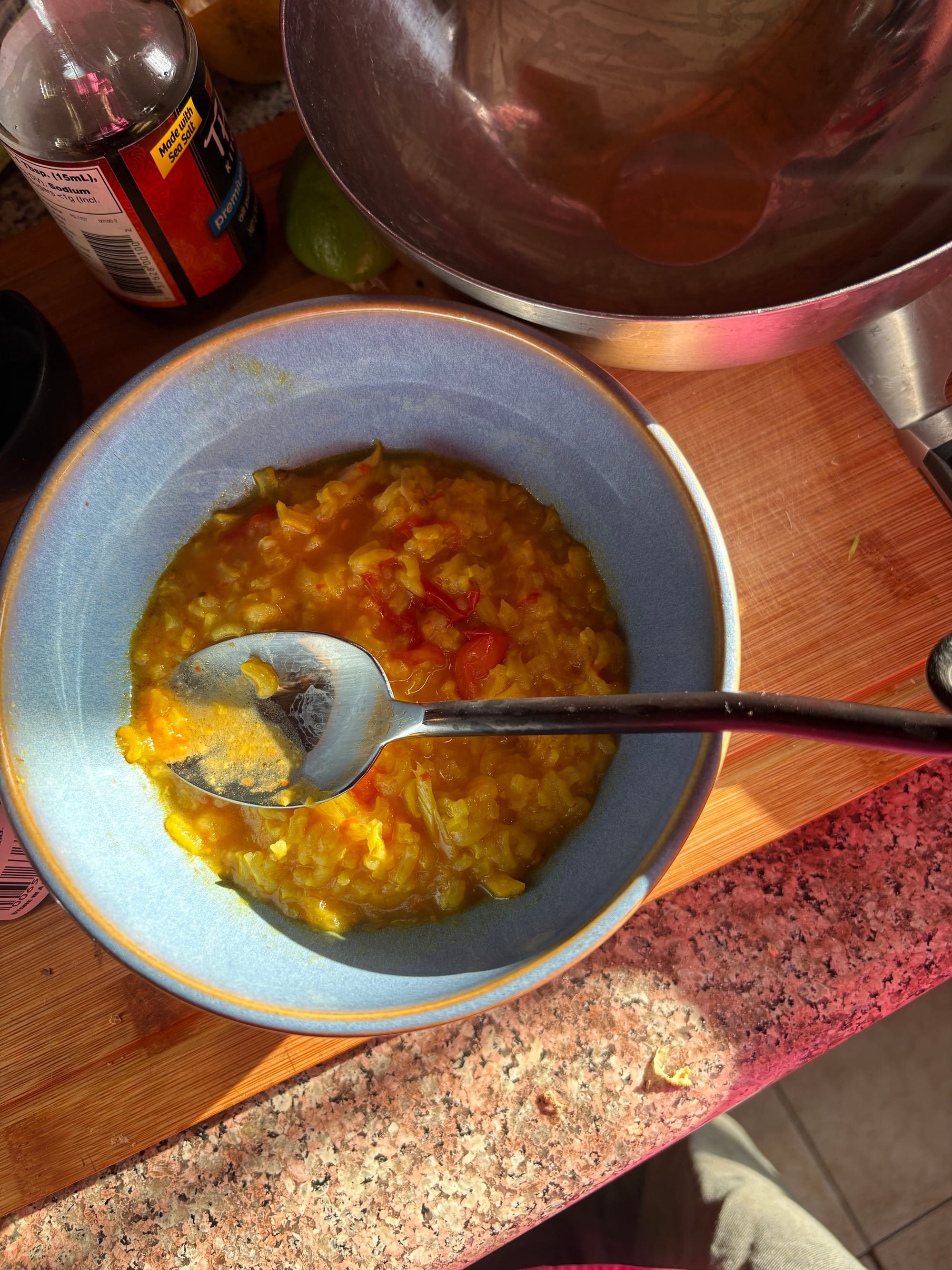 Tomato and Turmeric Congee