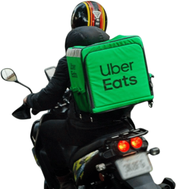 Uber Eats them comfort food