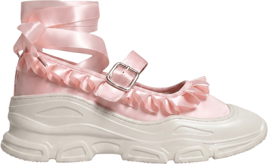 Marie Jane Ballet Sneakers - Pink