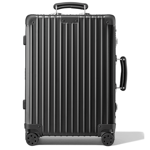 Classic Cabin Aluminum Carry-On Suitcase | Black | RIMOWA