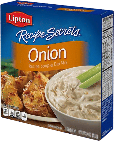 lipton french onion dip & ruffles potato chips