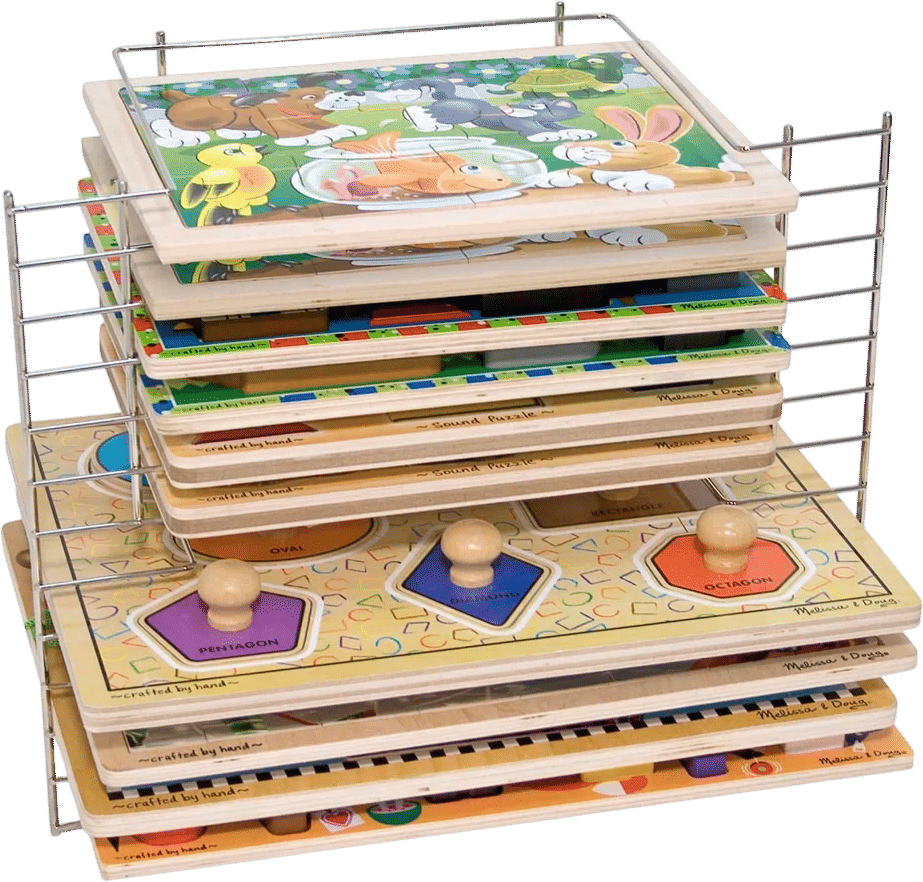Wire Puzzle Rack