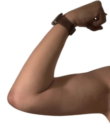 Admire your muscles in the mirror