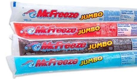Over 150 Million Mr. Freeze Pops and