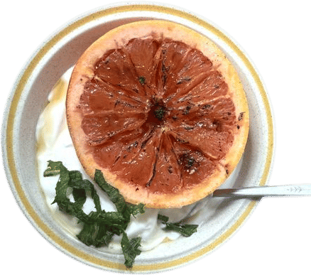 Brûléed grapefruit