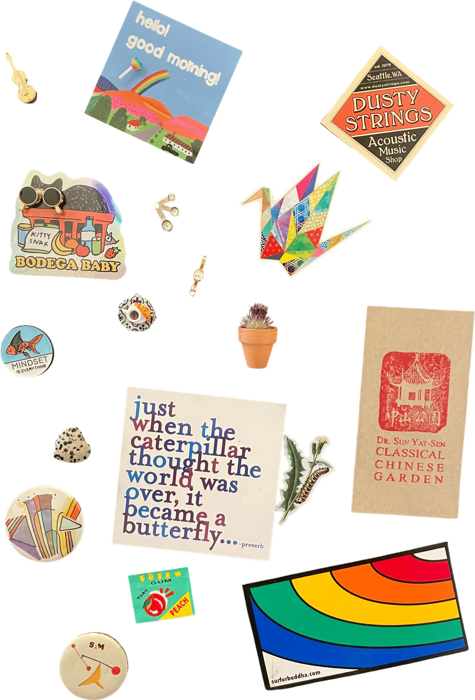 Turning random things into fridge magnets